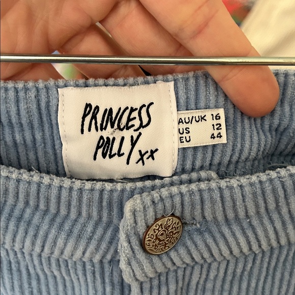 Bundle Sale Item: 4 items for $25 Flaw Princess Polly Wide Leg Corduroy Pant. 12 - Picture 3 of 5